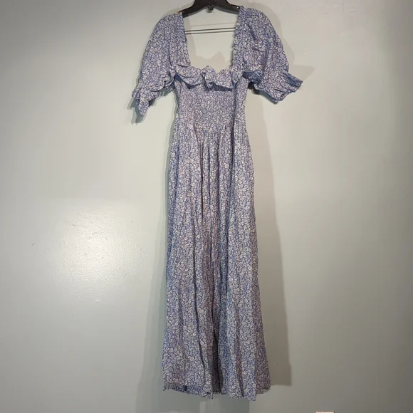 Doen Blue Floral Dress - Picture 3 of 4